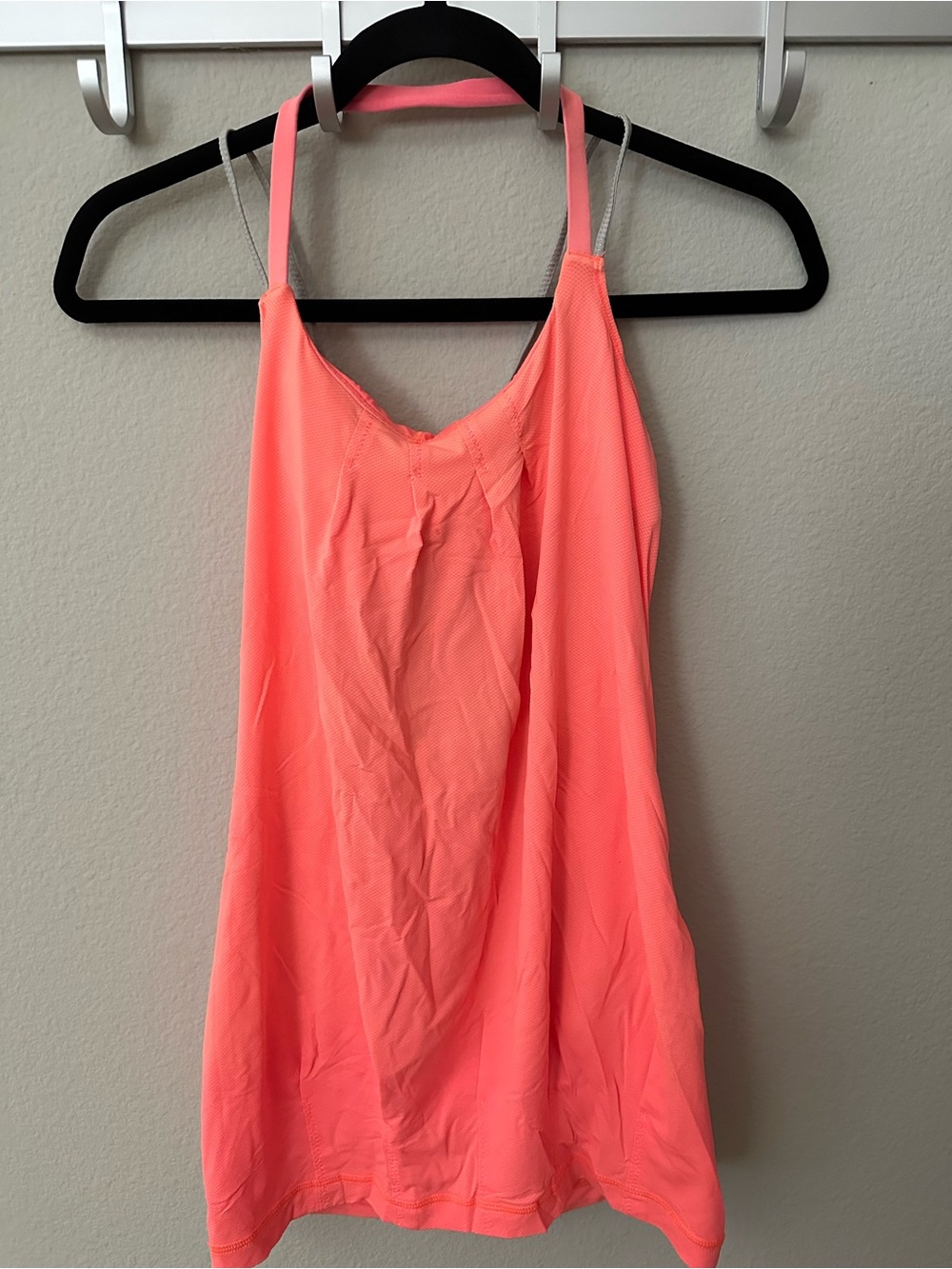 Rare Lululemon bright Coral Halter Tank Top